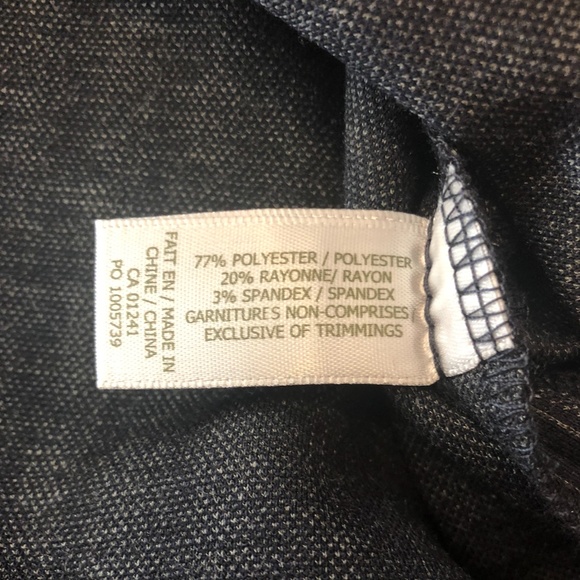 Blue striped stretch knit short sleeve dress NWT - Picture 6 of 7